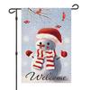 Welcome Winter Snowman Garden Ag 12x18 Inch Double Sided, Snowakes Cardin...