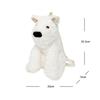 Cute Girl Backpack Soft Westie Dog  Stuffed Animal Purse for Kid Lover Christmas Birthday Gift