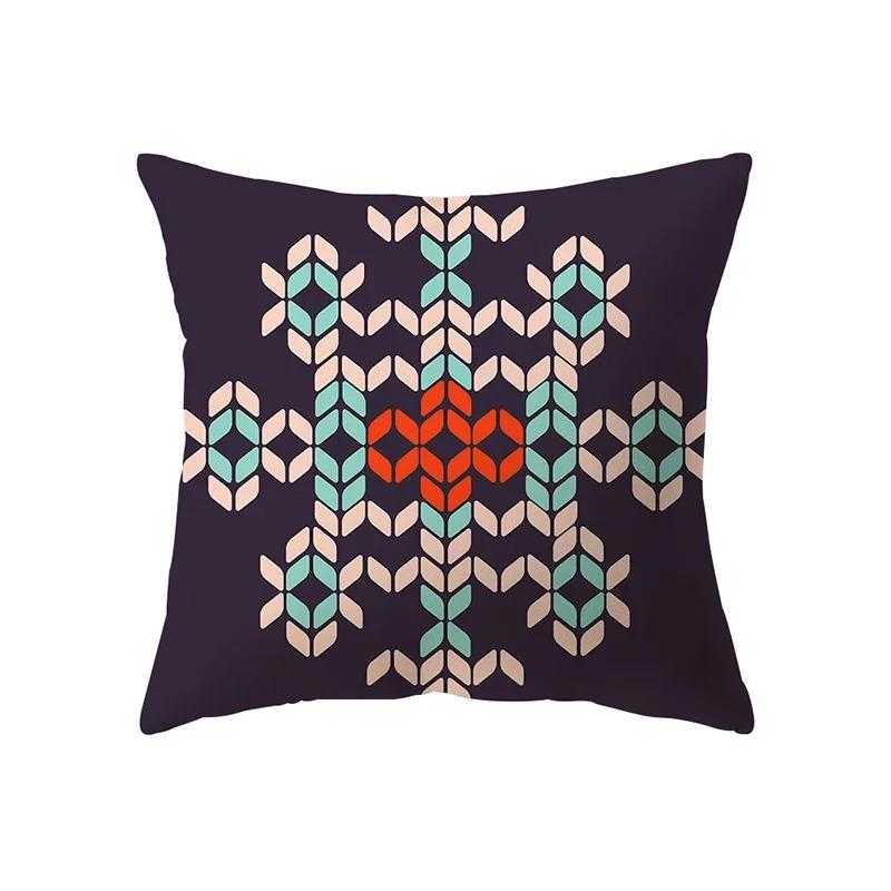 Christmas Decoration  Theme Printing Pattern Cushion Cover Home Living Room Sofa  Pillow