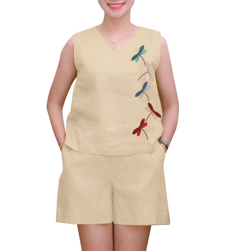 ZANZEA Women Sleeveless Tank Tops and Shorts Summer Two Piece Suit Sets