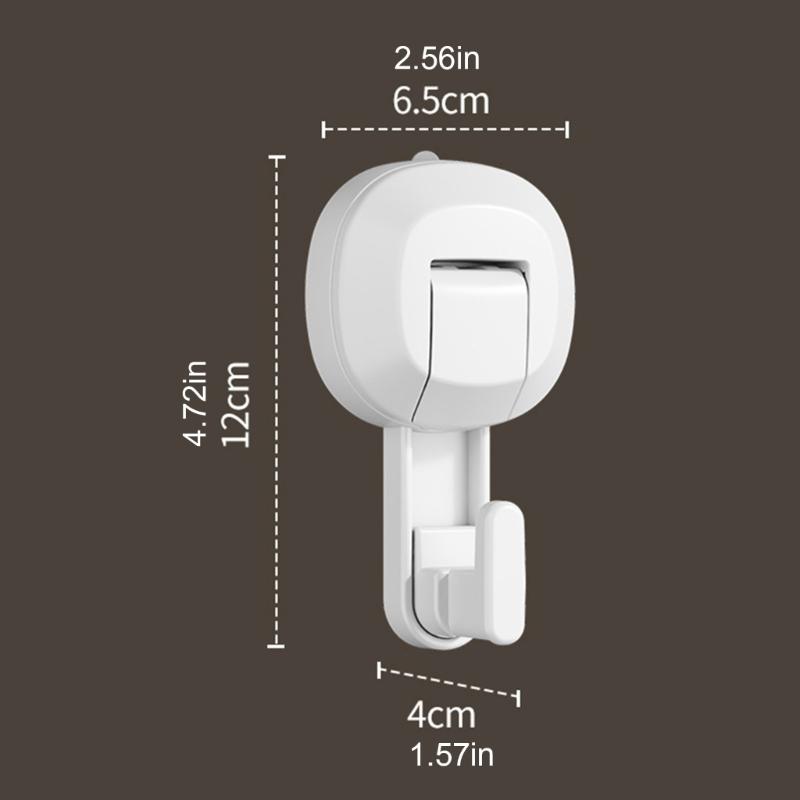 Waterproof Strong Adhesion Hooks Practical Suction Cup Hooks for Kitchen and Bathroom Easy To Install and Remove Hangers