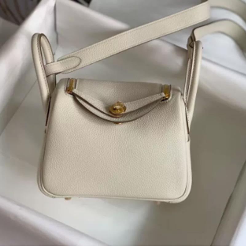 

Мини-сумка Lindy из натуральной кожи - модная сумка через плечо из коровьей кожи Togo