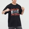 UNIQLO Logo Print Round Neck Drop Shoulder T-Shirt Unisex Tops Black 440681-09