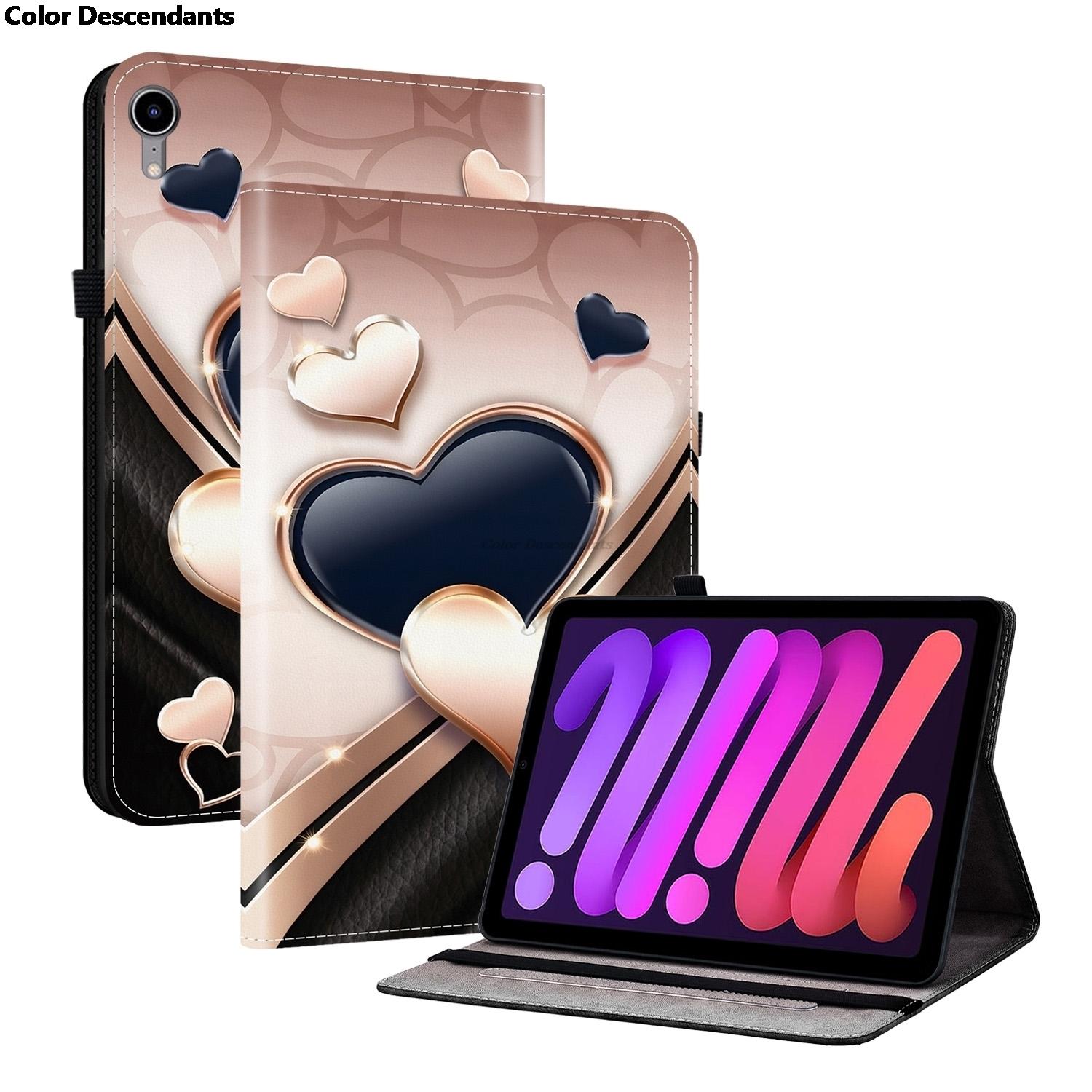 

Painted Flip Leather Tablet Case For iPad mini (2021) MINI 6 Shockproof Protect Cover For iPad mini (2024)MINI 7 MINI 6 IP mini (2021)MINI 6