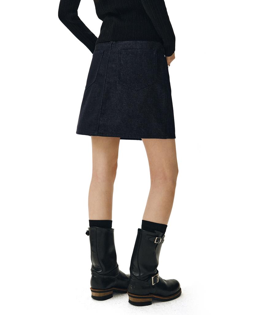 Deketeuumeon Signature Mini Skirt Dcsk001Cpindigo