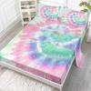 Color Spiral Pattern Mattress Four-Piece Bedding Set Bedroom Dormitory Bedding Decoration