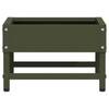 Bird Feeder Olive Green 34 X 26 X 16 Cm Cold Rolled Steel