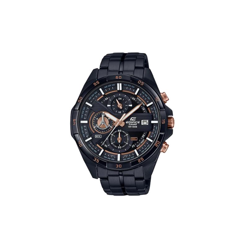Casio EDIFICE Series Classic Simple Casual Fashion Quartz Movement Stainless Steel Ion Plating Strap Japanese and Korean Watch Men's EFR-556DC-1AV