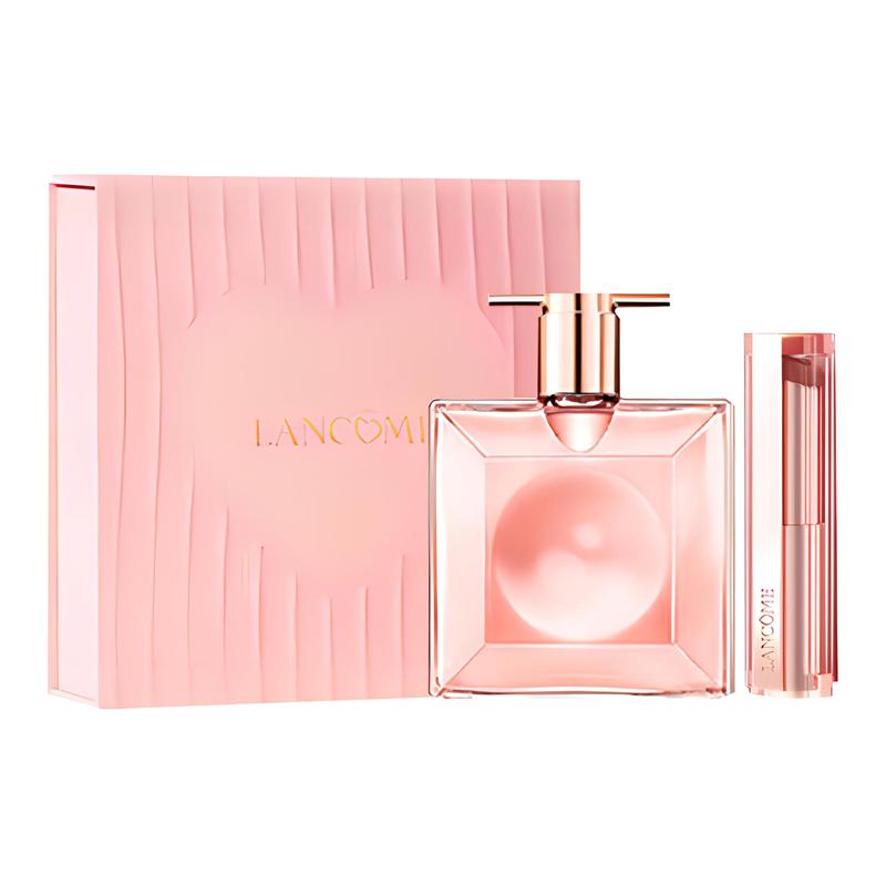 Lancôme Qixi Festival Limited Edition I Water Lipstick Perfume Set EDP Lemon Pear 25ml+3g Chypre Fragrance Floral Fragrance коричневый