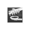Mizukiori Double Curtain Rail, Flexible, 5m, for Bay Windows, Ceiling Mounting, Car, Bedroom, and