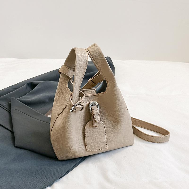 

Дорожная сумка в стиле ретро для женщин, новая модная простая сумка-ведро из мягкой кожи, роскошный дизайн, сумки через плечо Sense