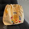 Large Capacity Tote Bag Women's 2025 New Work Commuter College Student Class Shoulder Bag Cute Cartoon Bag