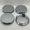 4Pcs/Set 65mm Car Wheels Rim Hub Cap Car Wheel Center Caps Black Silver ABS Plastic Hubcap Dust-proof Covers Auto Accessories