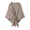 Premium Australian Wool and Cashmere Solid Color Women's Triangle Shawl-Scarf