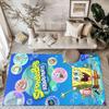 Spongebob Movie Night Square Rugs Are a Great Choice for Living Rooms, Bedrooms, Home Décor, and As Gifts.