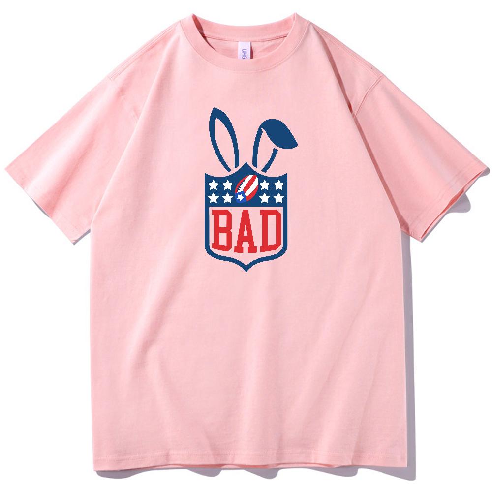 2026 Bad Bunny Super Bowl Stampata 100% Cotone Maglietta Estiva Uomo e Donna Abbigliamento Moda Casual Maglietta Oversize Regalo per Fan