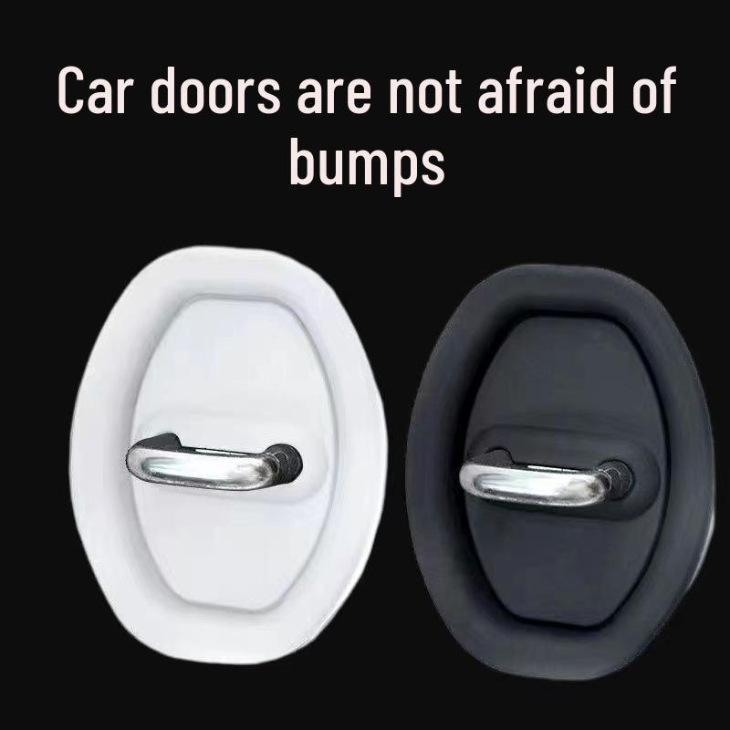 Universal Car Door Shock Absorbing Anti-Collision Buffer Pad & Rubber Sleeve