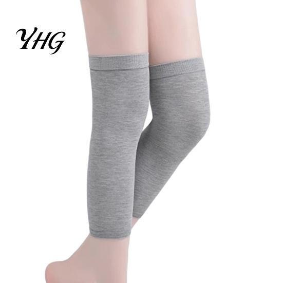 Lange Schlauch-Knieschoner Weiche Wärmer für Kälteschutz, Atmungsaktive Baumwoll-Beinlinge, Anti-Thermische Ärmel Slip-Wärmer, Elastische Polster Herbst