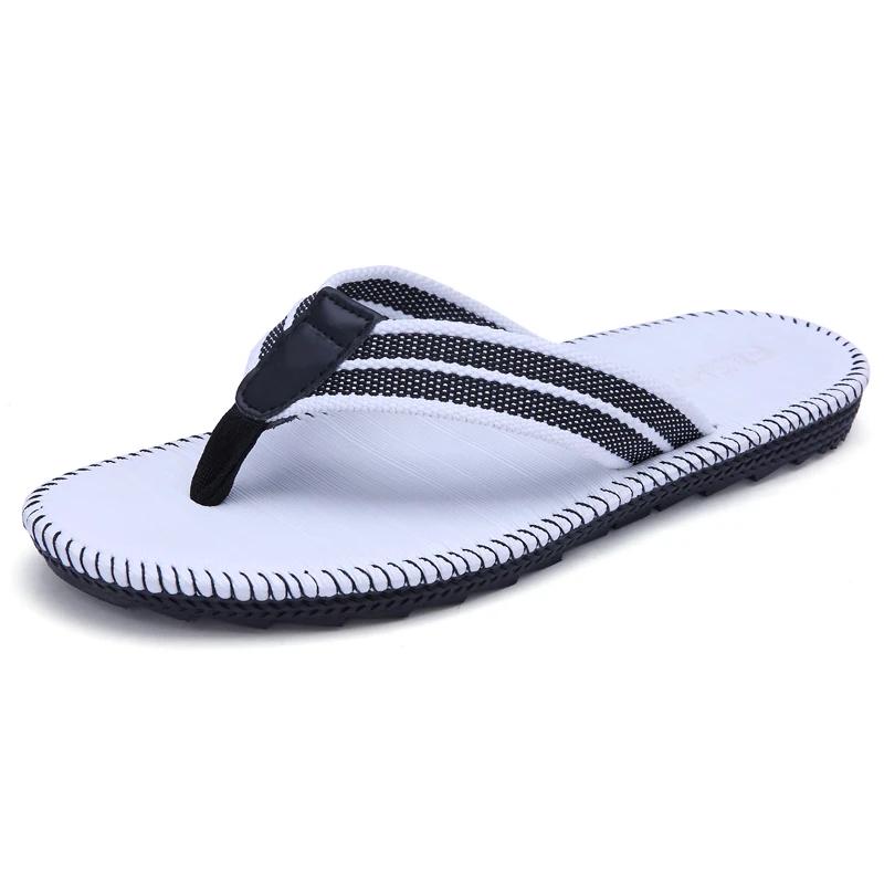 Big size Summer men Slippers Flip Flops men Beach Slippers Casual Flat Slip On Flip Flops zapatos hombre 36-47