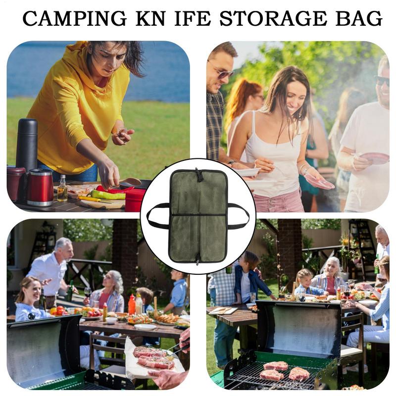 Portable Roller Tool Bags Multifunction Chef Knife Bag Practical Handbag Kitchen Portable Storage Bag Chef Bag File Roll Storage
