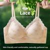 Female Spring and Autumn Pure Desire Lace Nature Gather Close Skin Comfortable Pull Up Pair of Milk To Prevent Droop Underwear