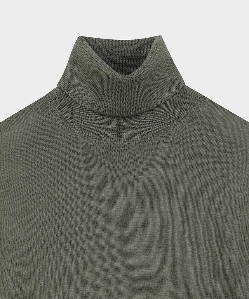 BROOKS BROTHERS [Women'S] Merino Wool Turtleneck Sweater (Green) (Bbwuwf4032Ief)