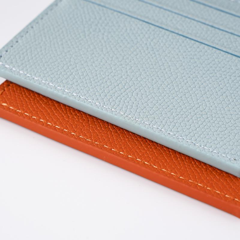 Dünner Kartenhalter Geldbörse für Damen & Herren, PU-Leder Multi-Kartenhalter Etui, Bank Business Kreditkarten Tasche