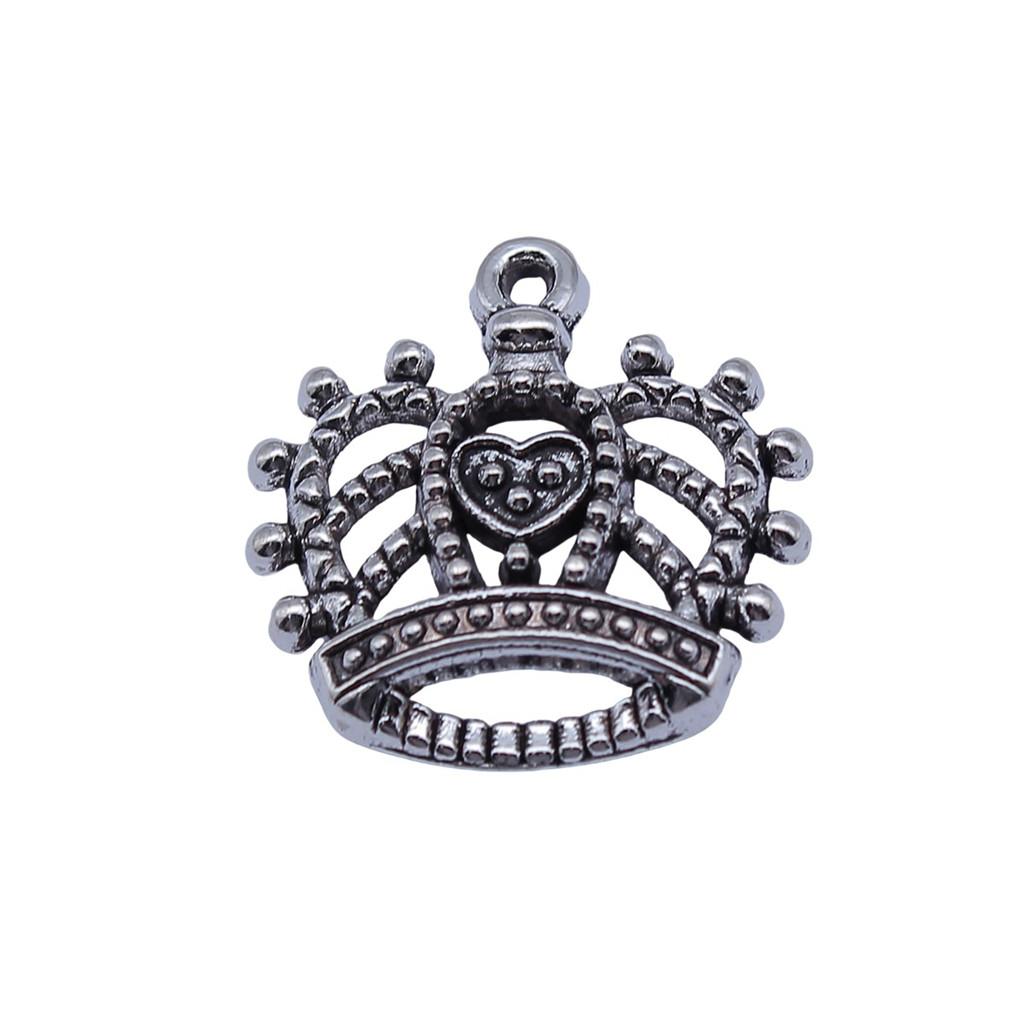 Crown Charms Multi Color Alloy Pendants For Royal Princess Jewelry Accessories