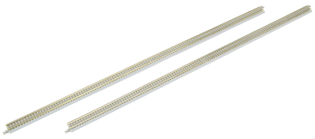 Rokuhan Z Gauge R084 PC Track 440mm Straight Rail (2 pieces)