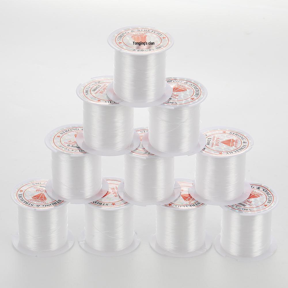 Transparent Wear-Resistant Non-Elastic Jewelry Beading Wire for DIY & Fishing
