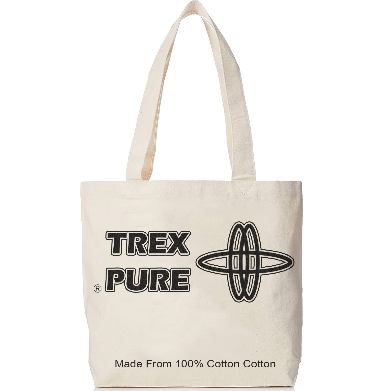 

TREXPURE Tote Bag, Eco Bag, Basic, Large Capacity, Shoulder Bag, Canvas, Small, Lightweight, Durable, Unisex, Men s, Women s, PHJ001