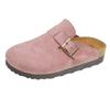 Hot Sales 2026 New Women's Shoes Women's Toe Slippers Suede Leather Clogs Women's Sandals Retro Fashion Garden Clog Slide