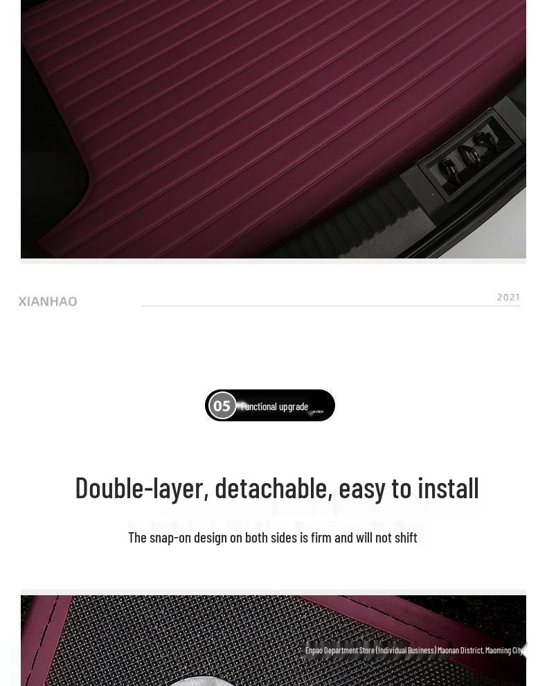BYD Han Dedicated Waterproof, Wear-Resistant, Fully Enclosed Carpet-Style Floor Mats