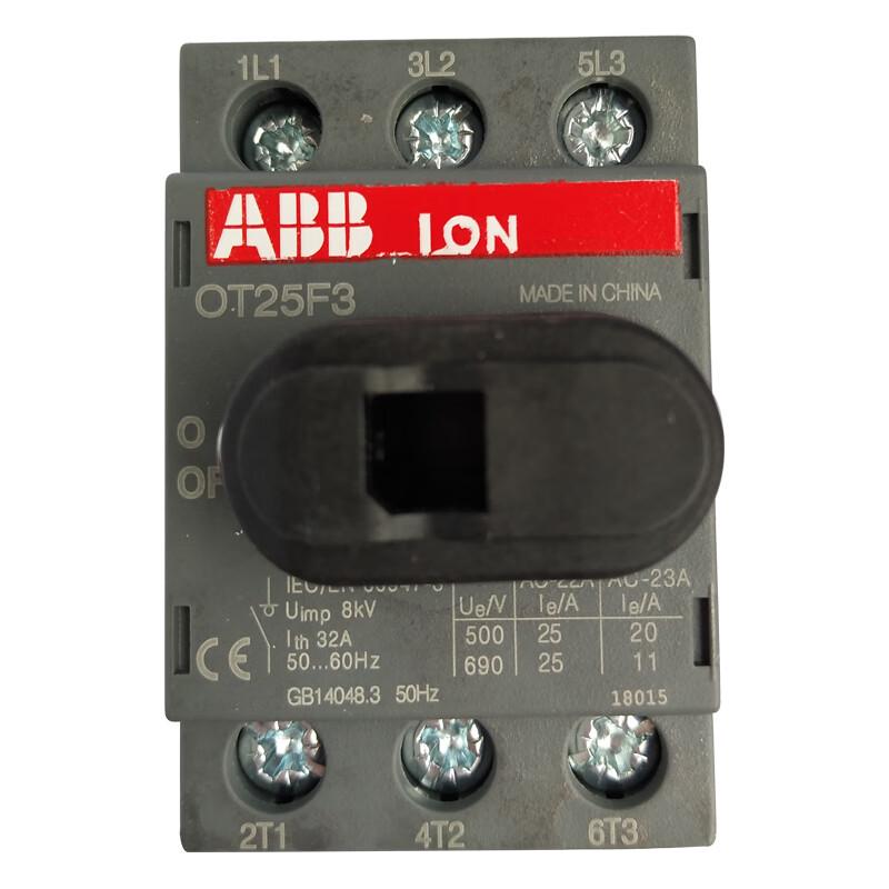 Interrupteur sectionneur ABB OT25F3