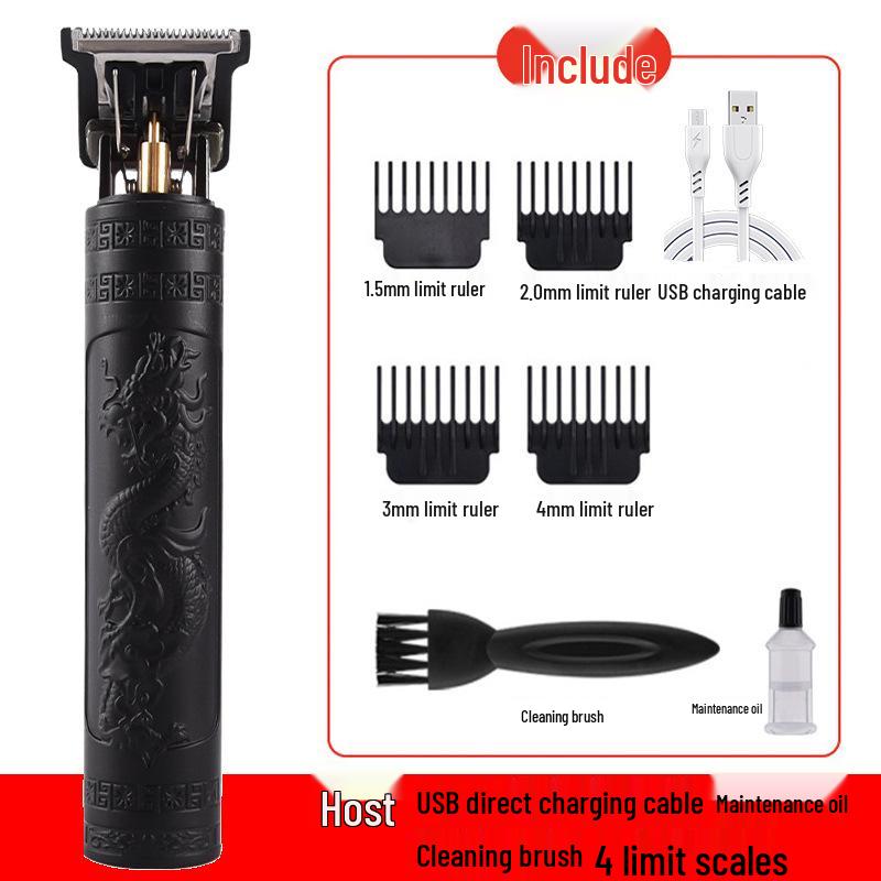 

Popular Rechargeable T9 Retro Hair Clipper for Carving and Styling