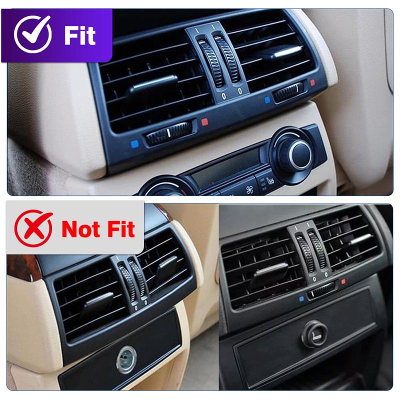 LHD RHD Front Central Left Right Rear AC Conditioner Air Vent Grille Outlet Panel for BMW X5 X6 E70 E71 E72 2007 2008 2009-2013