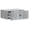 Nightstand Grey Sonoma 49 x 34.5 x 20 cm Engineered Wood