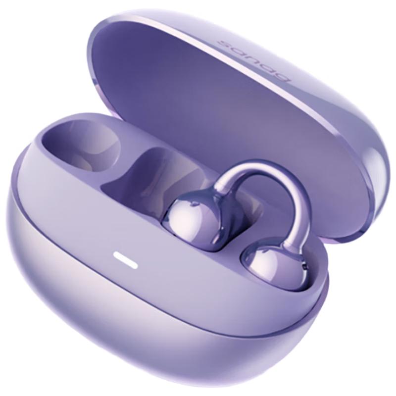 

SANAG S8S AI Max Wireless Ear Clip Headphones Business Edition AI Meeting Transcription