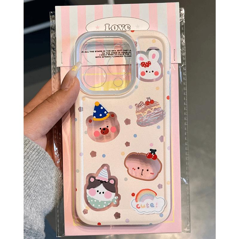 

Cake Puppy Soft Cartoon Case for iPhone 15/14/13/12 Pro Max/11/XS/XR/8/7 iPhone 14