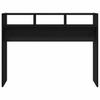 Console Table Black Oak Effect 105 X 30 X 80 Cm