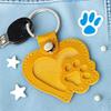 Multiple Colors Pet Hair Memorial Keychain Mini Pet Hair Storage Bag  Memorial Gift