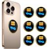 EMF Stickers Blocker for Cell Phone Protection Neutralizers Tablets/Laptops/Computer/WiFi/Priner/TV Electronic Devices(6 Pcs)