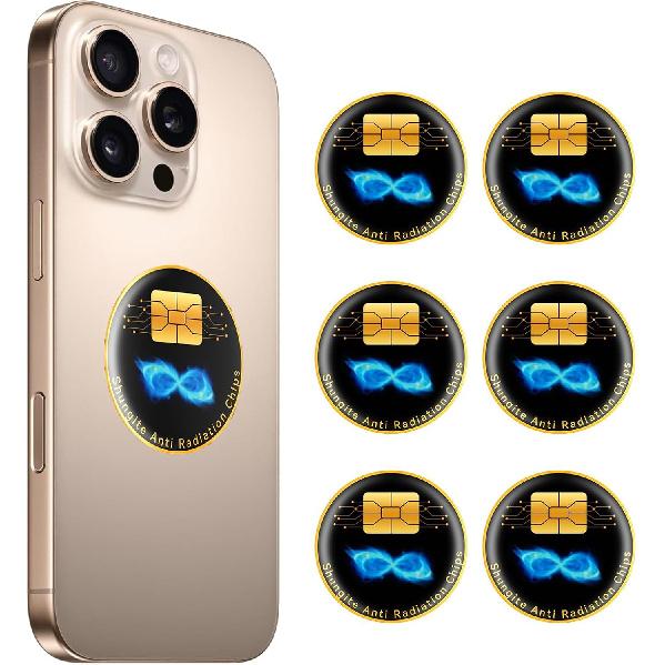 EMF Stickers Blocker for Cell Phone Protection Neutralizers Tablets/Laptops/Computer/WiFi/Priner/TV Electronic Devices(6 Pcs)