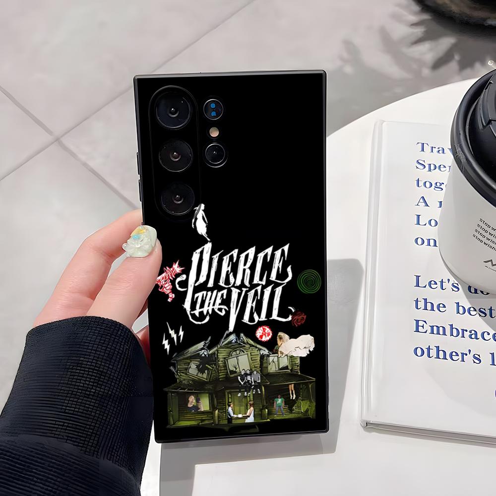 Pierce The Veil Band Phone Case For Samsung S26 Ultra S25 Edge Ultra S23 S22 S21 S20 Ultra Plus S24 Fe Cover