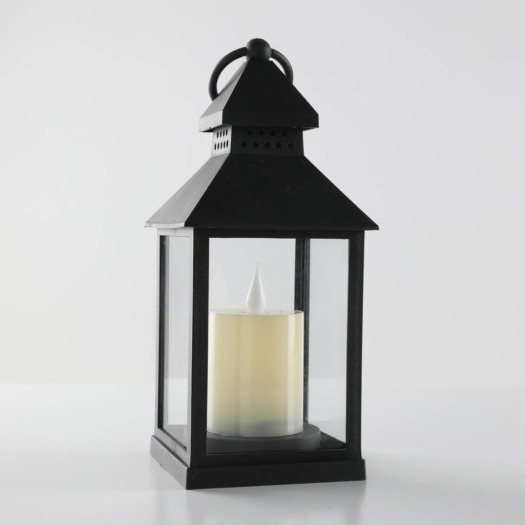 Retro Romantic LED Wind Lantern: Cross-border Candle Holder for Christmas, Halloween Night Light
