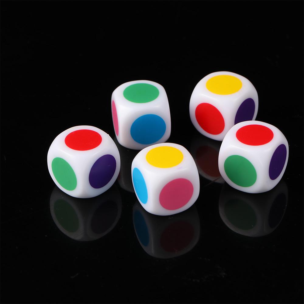 

Для детей развивающие игрушки акрил 16 мм настольная игра 5 шт./лот кубики белого цвета шестигранные кубики