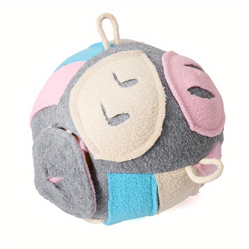 

Интерактивная игрушка-головоломка для собак со скрытым отделением для лакомств, пищащим мячом и ковриком для обнюхивания, тренировка IQ и снятие стресса 6.69X6.69inch розовый