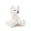 Apricot Lamb Corduroy Arctic Fox Plush Toy for Kids, Soft and Cute, Fluffy Corduroy Arctic Fox for Girls and Boys, 20cm