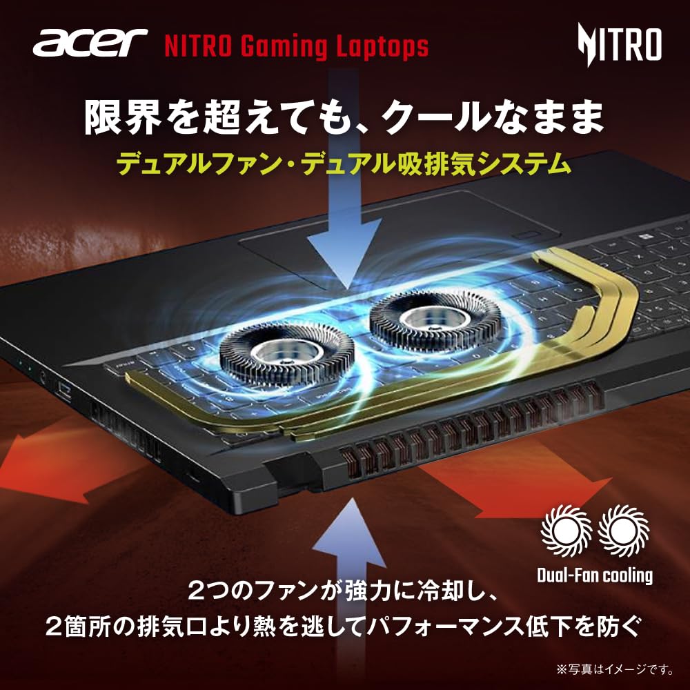 Acer Nitro V Core RTX 16GB 1TB Full HD IPS Matte 165Hz Dual Dual Intake and Pixel WiFi Bluetooth Windows English Keyboard 15, i7-13620H, 5050, RAM,