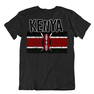 T-shirt Drapeau Kenya Mode Souvenir Pays CadeauLogo Fierté